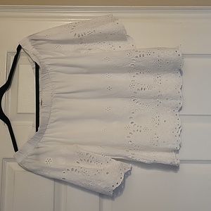 White off the shoulder blouse